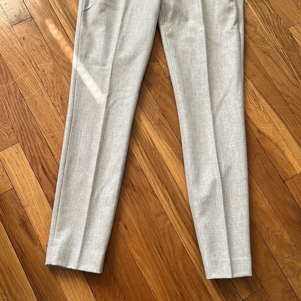 Reiss Connelly Flannel Wool Pant Trousers US Size 2 UK Size 6 - Picture 6 of 12